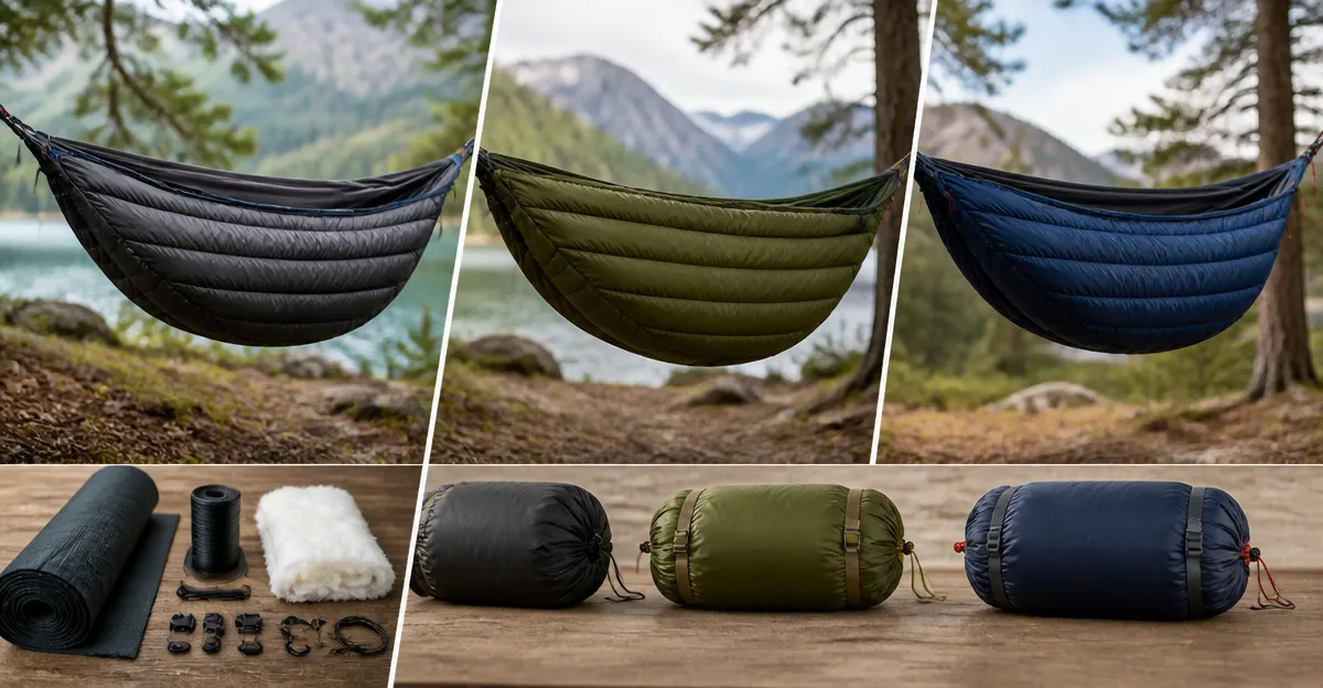 ENO Ember vs Grand Trunk ThermaQuilt vs onewind Underquilts Comparison