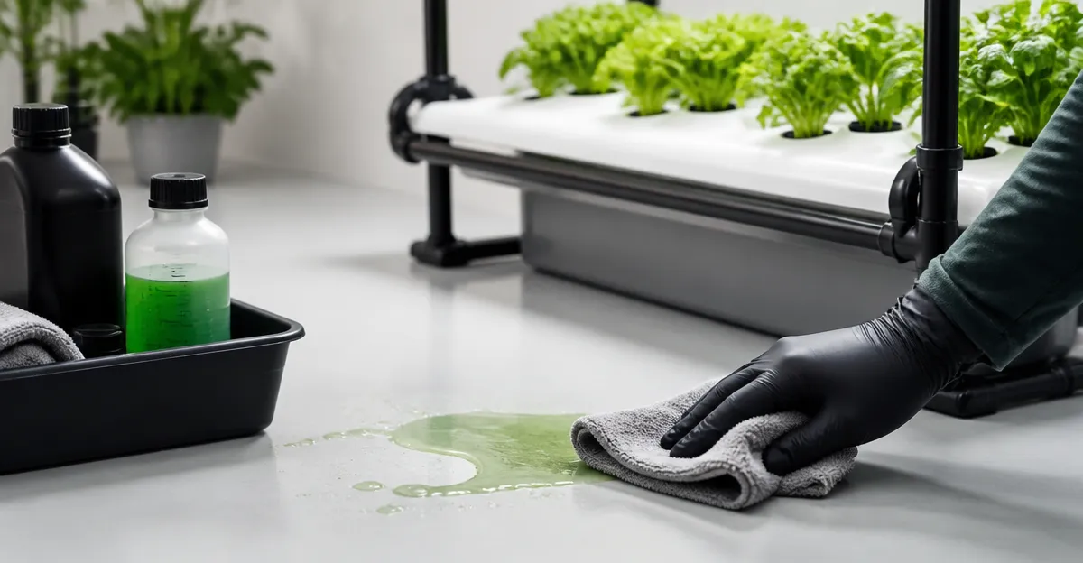 How to Safely Respond to Nutrient Spills in Home Hydroponics
