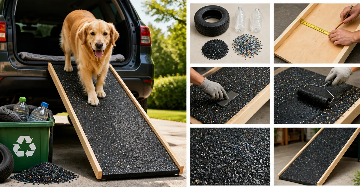 How to Make a Non‑Slip Dog Ramp Surface from Recycled Materials