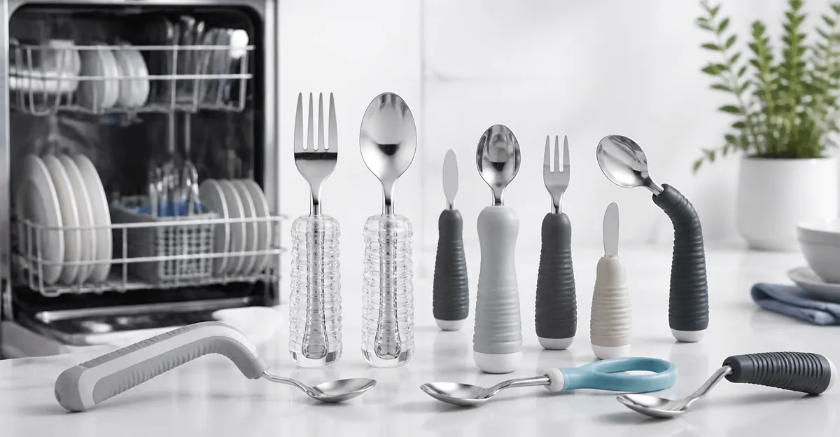 12 Top Dishwasher‑Safe Adaptive Utensils for Seniors