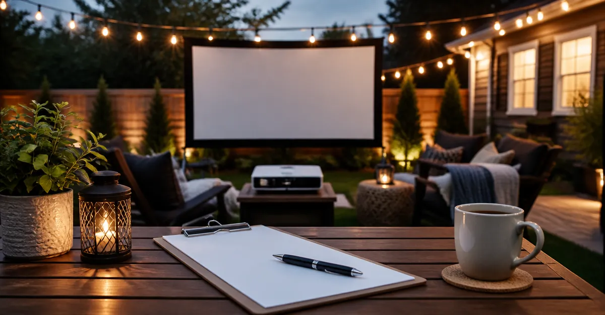 Backyard Movie Night: Get Neighbor Permission – Letter Template & Guide