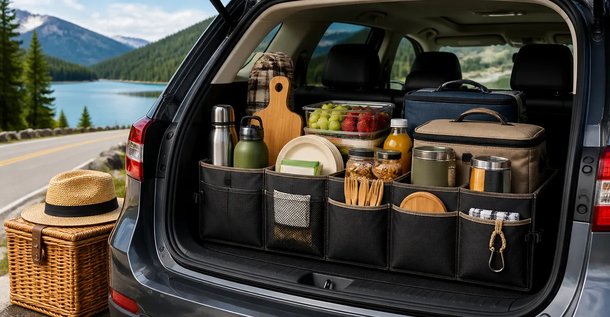 15 Must‑Have Items for Your Road Trip Picnic Trunk Organizer