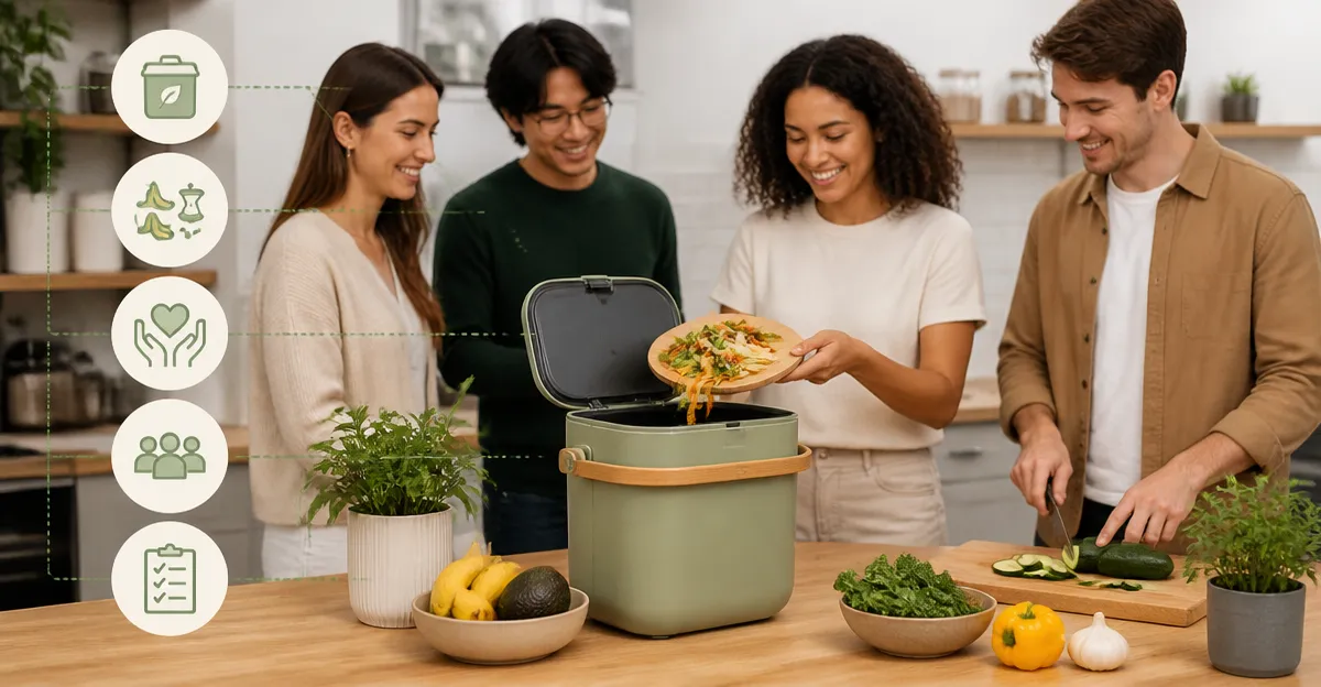 Shared Countertop Composter Rules for Co‑Living Spaces