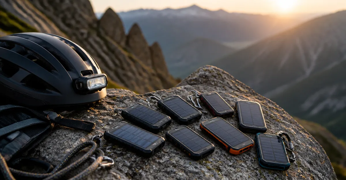 10 Best Compact Solar Chargers for Helmet Lights — Lightweight, Fast-Charging Picks for Cyclists & Climbers