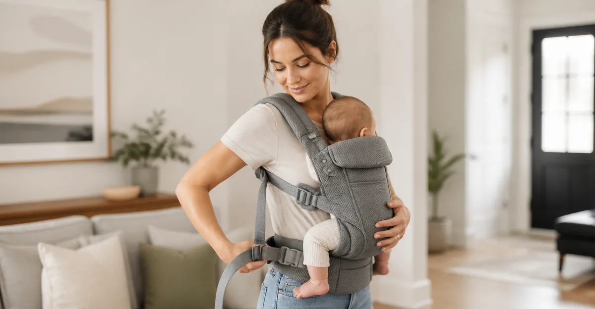 How to Put On a Baby Carrier One‑Handed