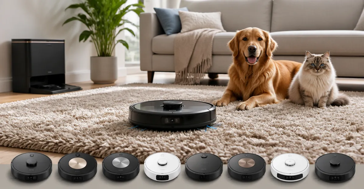 Best Robot Vacuums for Pet Hair on Shag Carpet: Top 8 Picks