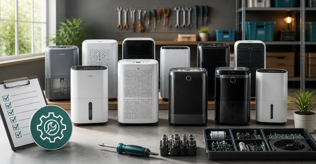 Top 10 Dehumidifiers by Repairability Score and Parts Availability