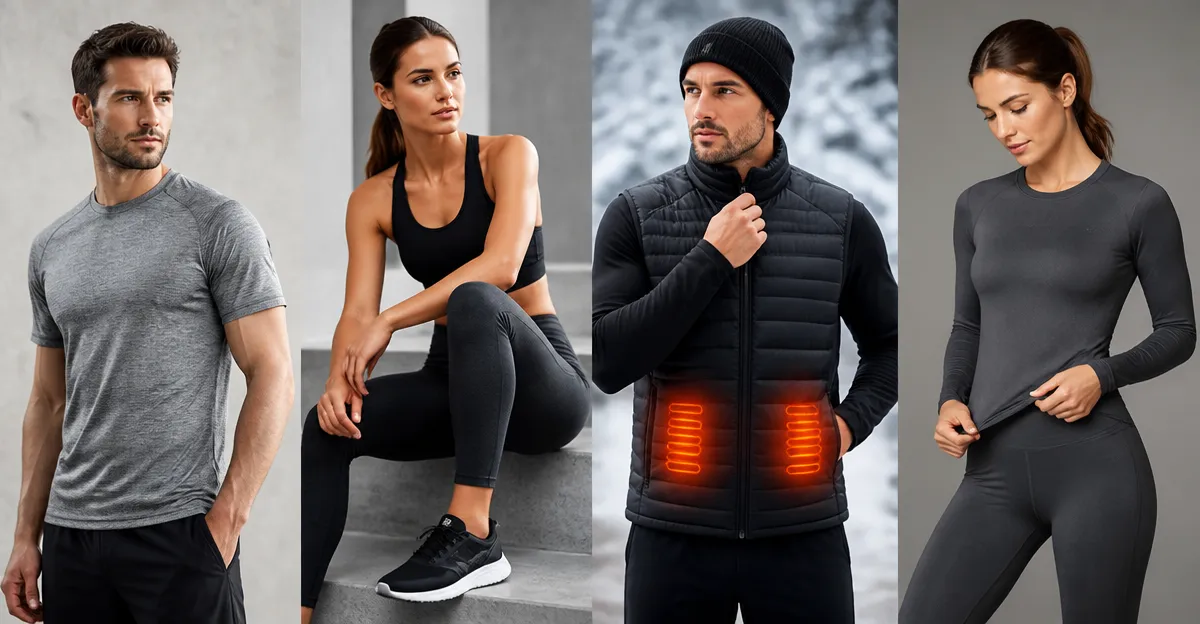 Active Wear Showdown: Quick‑Dry Tees, Fleece Leggings, Heated Vest & Thermal Underwear