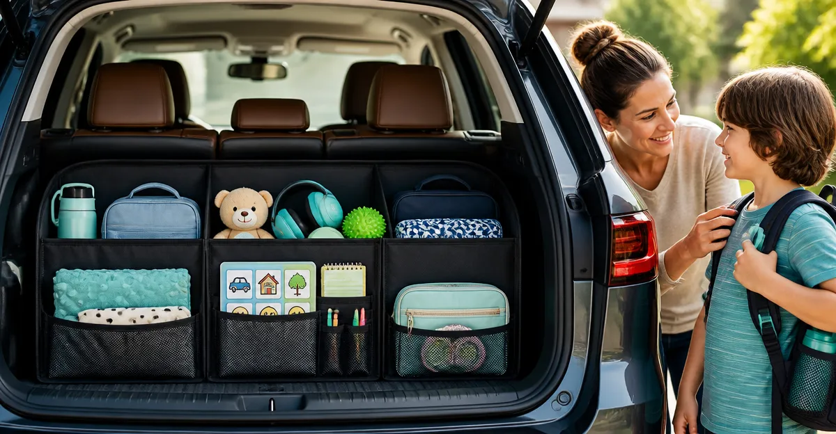 Car Trunk Organizer Setup for Neurodivergent Families