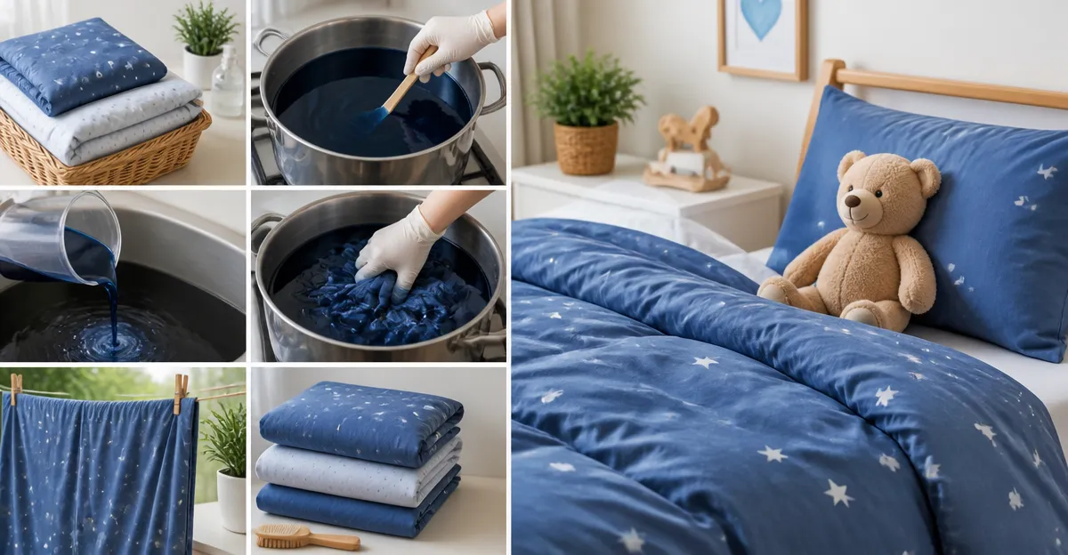 How to Safely Dye Bedding at Home for Kids with Eczema