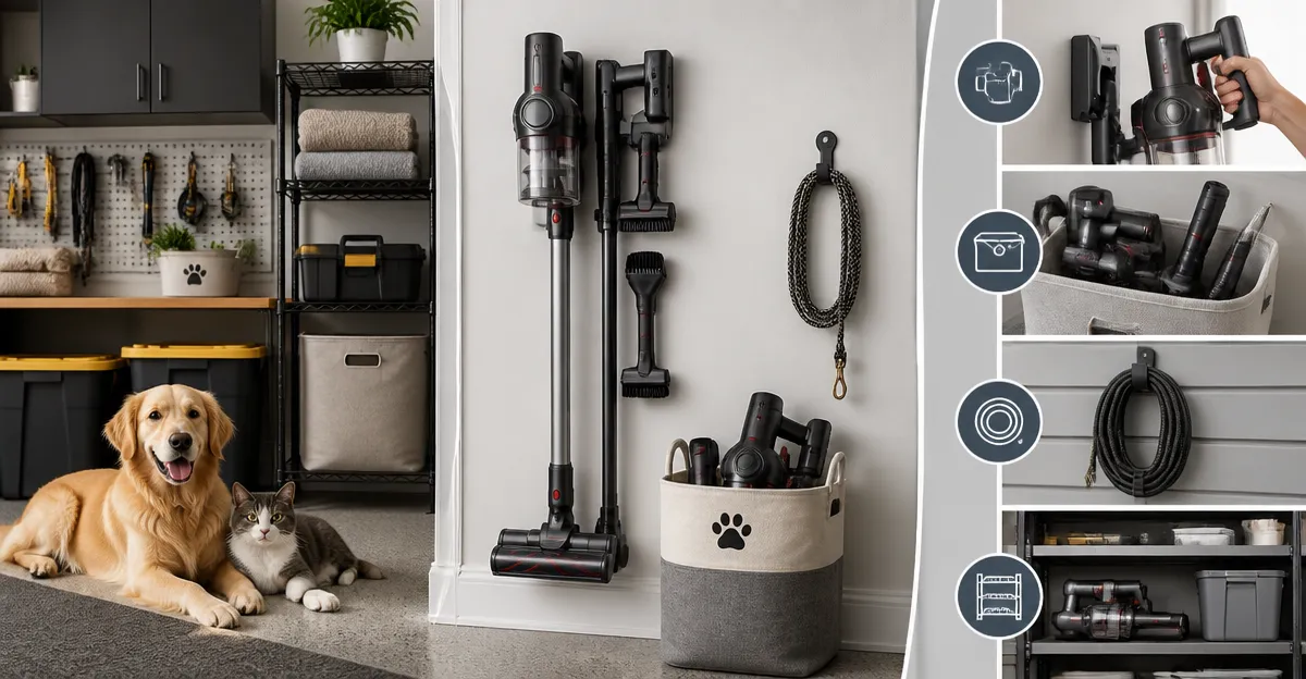 How to Store Compact Vacuums: Smart Space‑Saving Ideas for Pet Owners