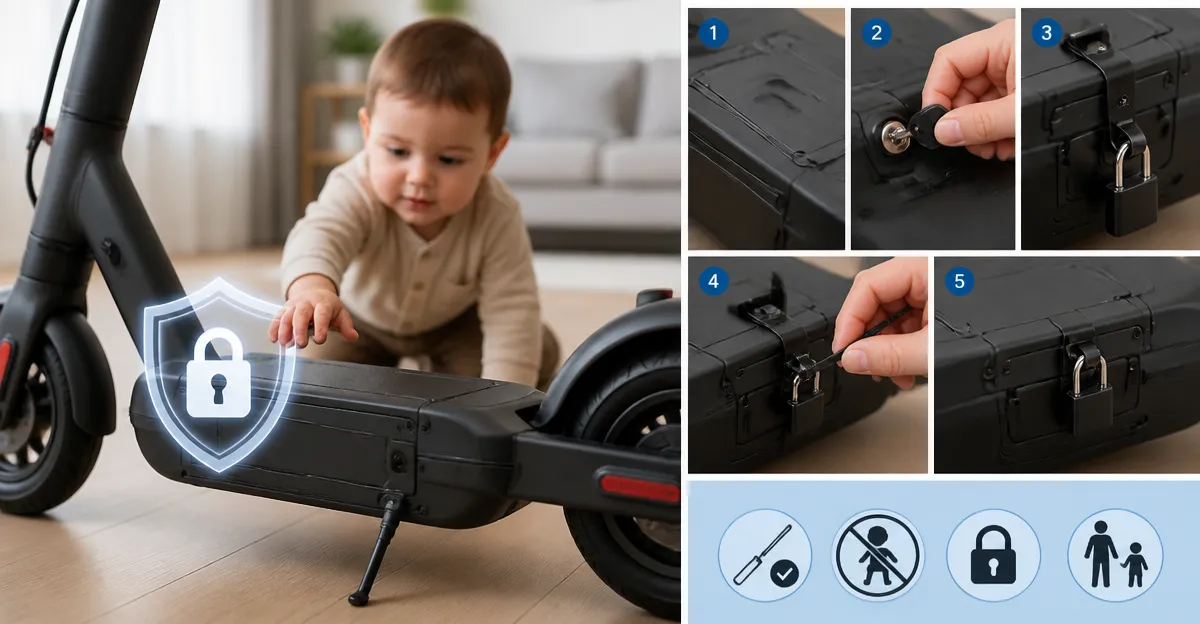 How to Childproof Your Electric Scooter Battery Compartment