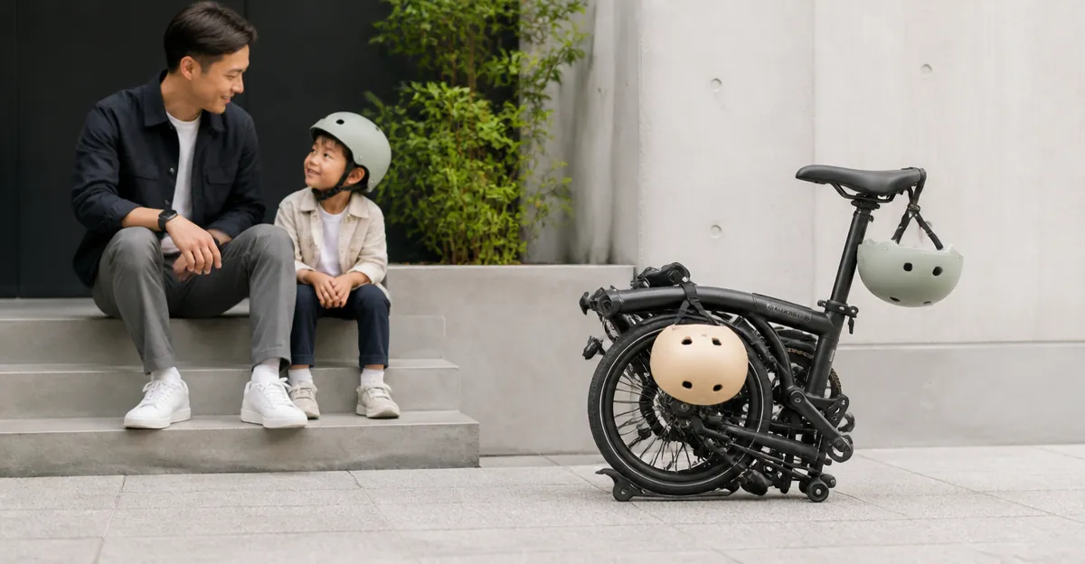7 Space‑Saving Ways to Carry Kids' Helmets on a Folding Bike