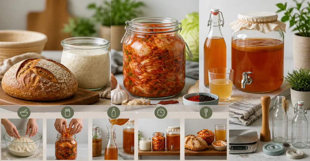 Weekend Fermentation Schedule for Busy People: Sourdough, Kimchi & Kombucha