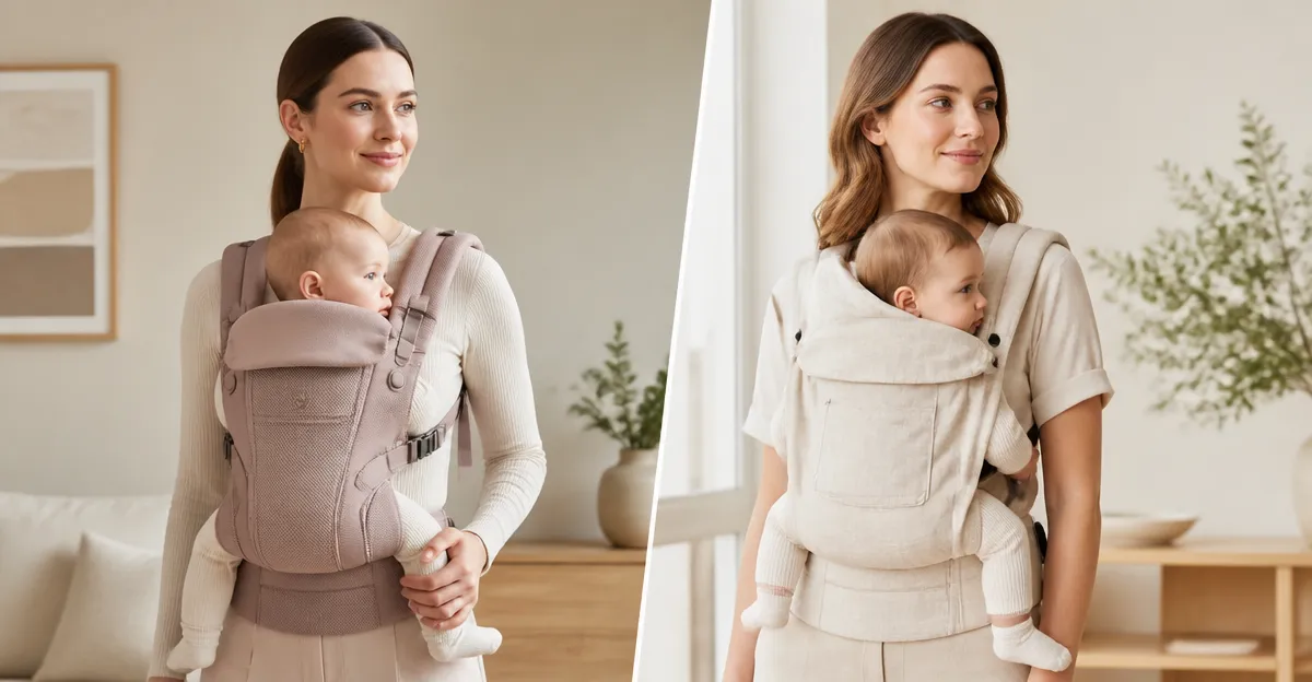 Momcozy Ergonomic vs Cotton‑Linen Baby Carrier Comparison