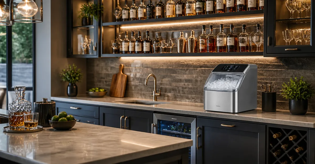 Home Bar Layout with Countertop Ice Maker: Ultimate Guide