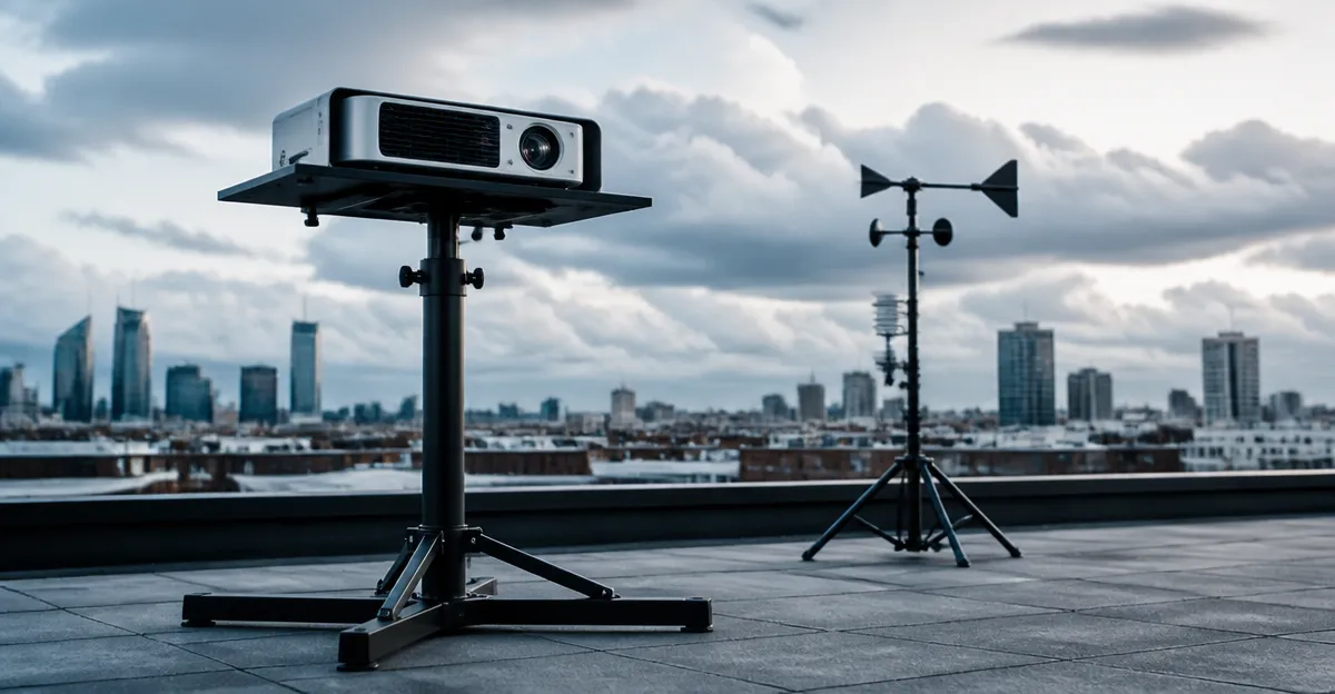 Rooftop Projector Stand Wind Load Review: Real-World Stability & Safety Test
