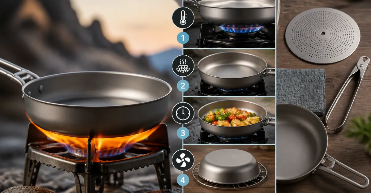 How to Prevent Titanium Pan Warping on Open Flame