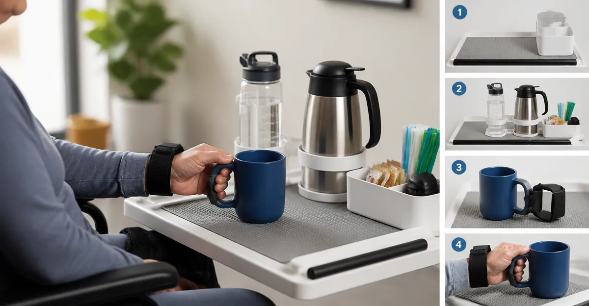 How to Set Up a One-Handed Beverage Station