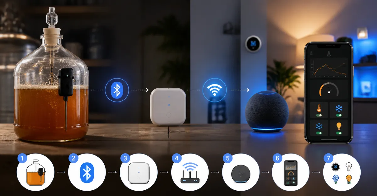 Connect Fermentation Monitor to Smart Home – Homebrewer Guide