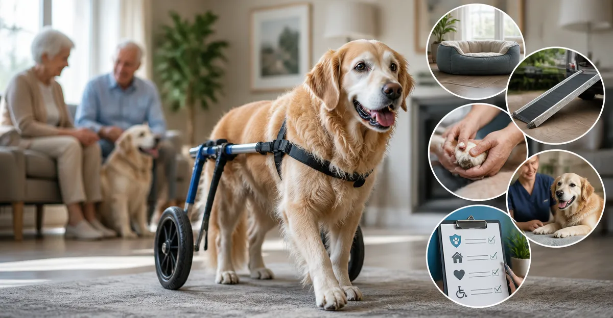 Assisted Living Rules for Senior Dogs with Mobility Aids