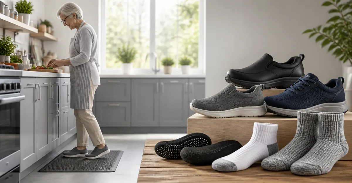 Top 10 Non‑Slip Shoes and Socks for Senior Kitchen Safety