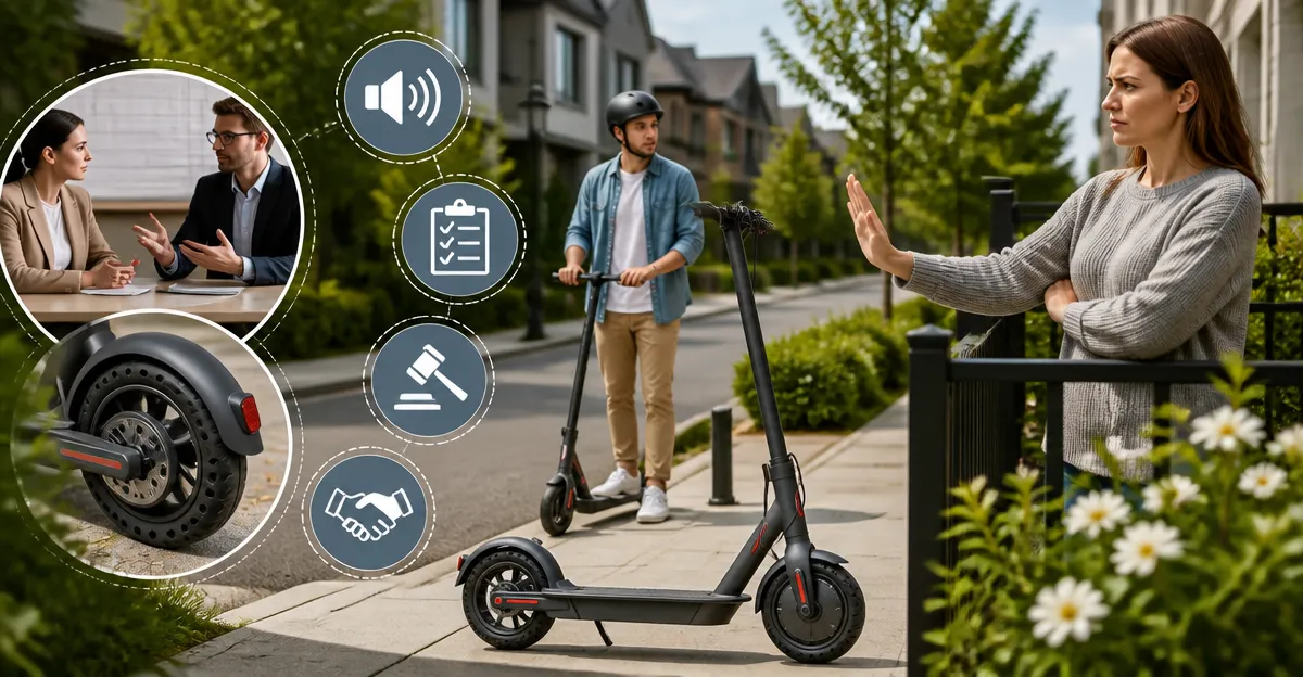 How to Handle E‑Scooter Noise Complaints in Neighborhoods
