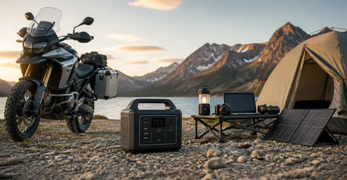 Best Portable Power Stations Under 10kg for Motorcycle Camping