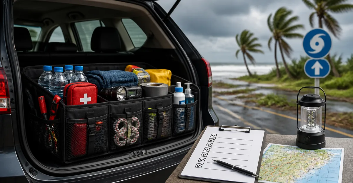 Ultimate Hurricane Evacuation Trunk Organizer Checklist