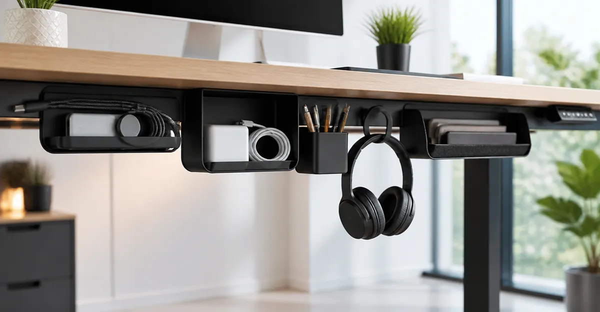 12 Best Magnetic Under‑Desk Organizers for Standing Desks