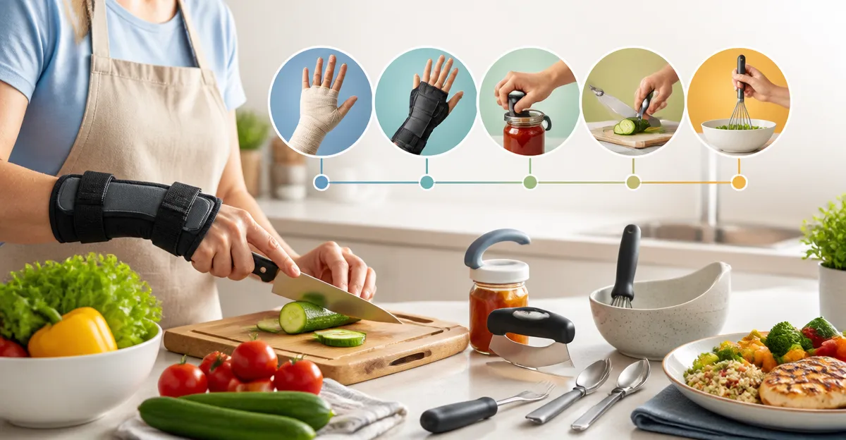 Cooking After Wrist Surgery: Step-by-Step Recovery Timeline, Adaptive Tips & Easy Meals
