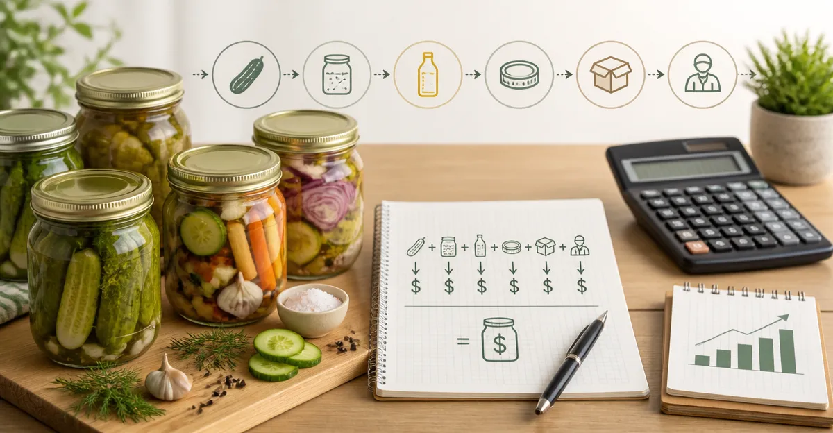 How to Calculate Cost Per Jar of Fermented Pickles for Accurate Pricing & Profit