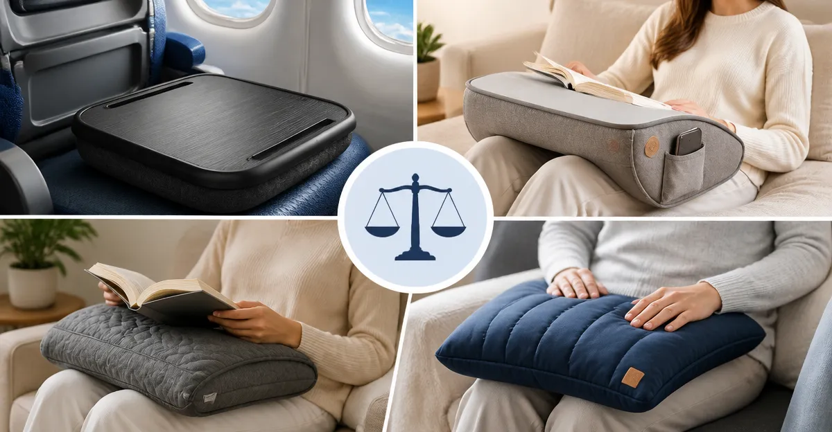 Comparing Top Lap Desks and Weighted Lap Pads – Which Is Right for You?