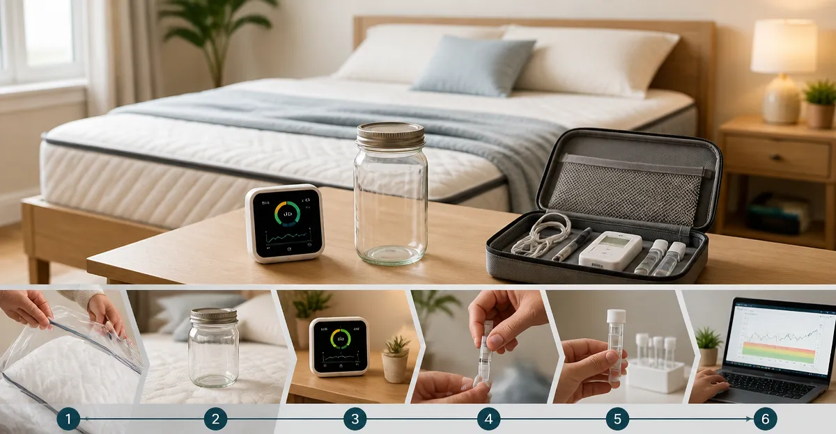 How to Measure VOCs in Mattresses and Bedding at Home