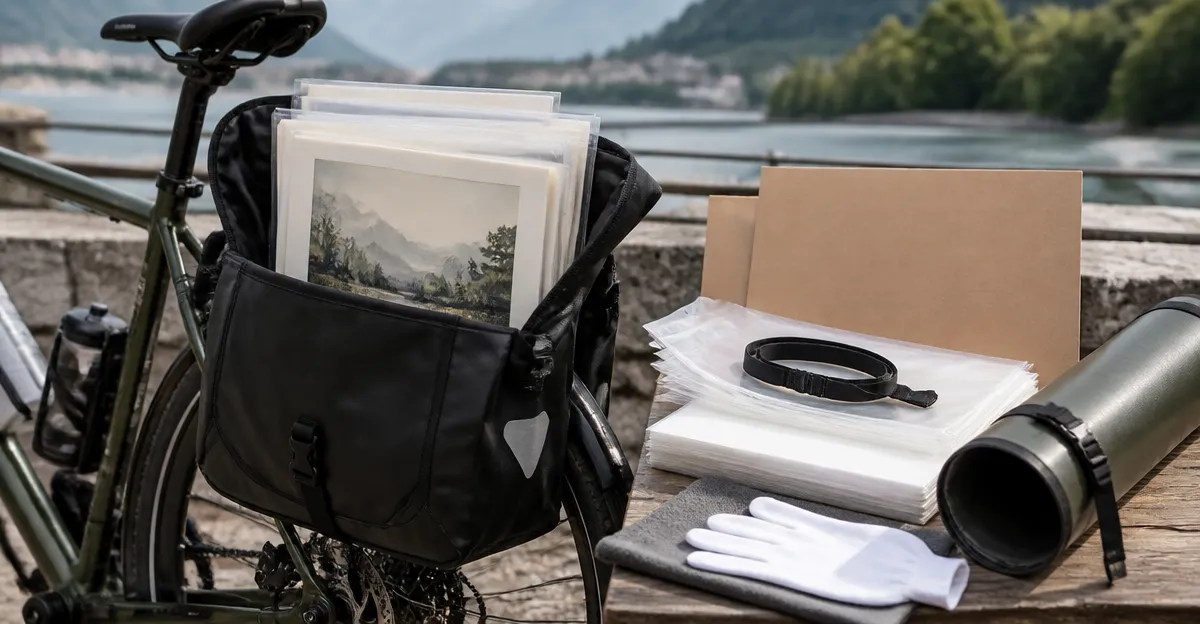 How to Carry Art Prints in Panniers Safely: The Ultimate Guide