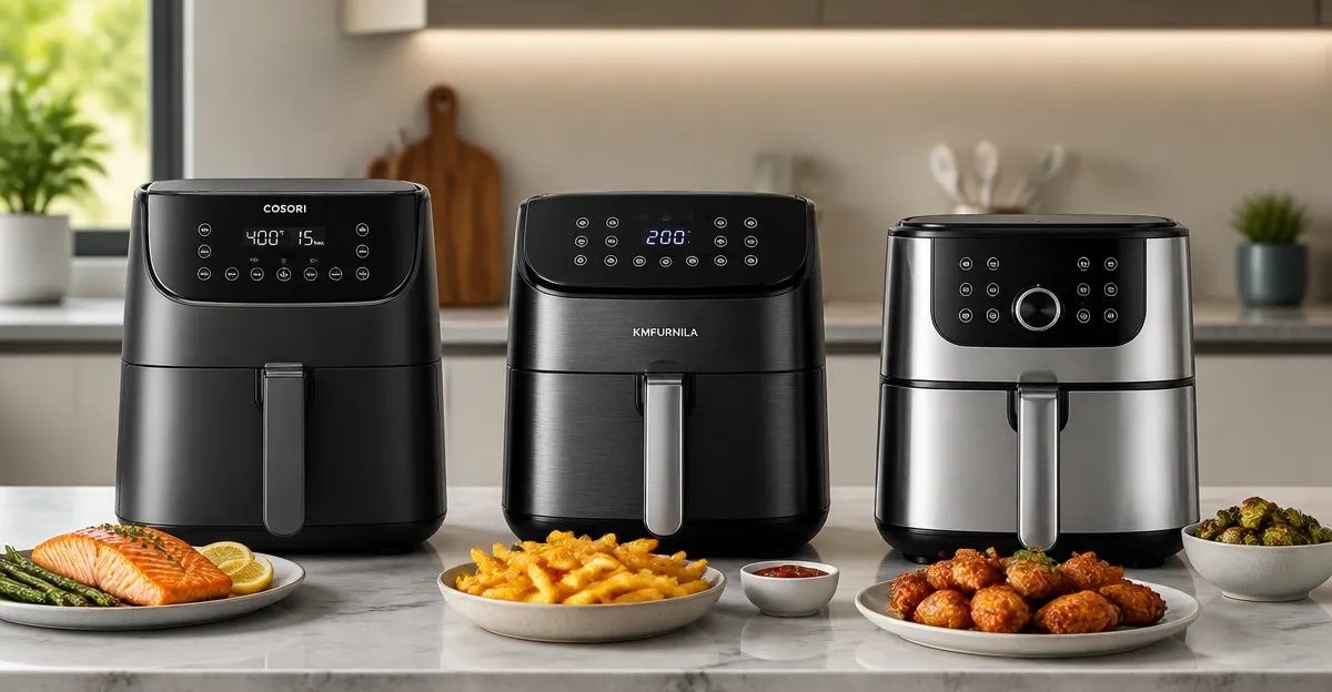 Cosori vs KMFurnila vs Gourmia Air Fryers: Detailed Comparison