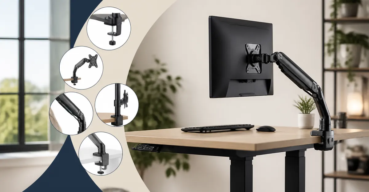 10 Best Quick-Release Monitor Mounts for Renters with Standing Desks
