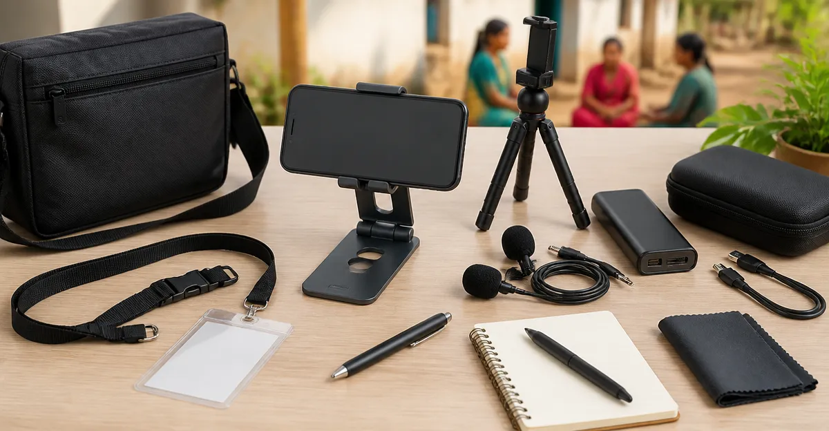 11 Low-Cost Smartphone Interview Kit Essentials for NGOs