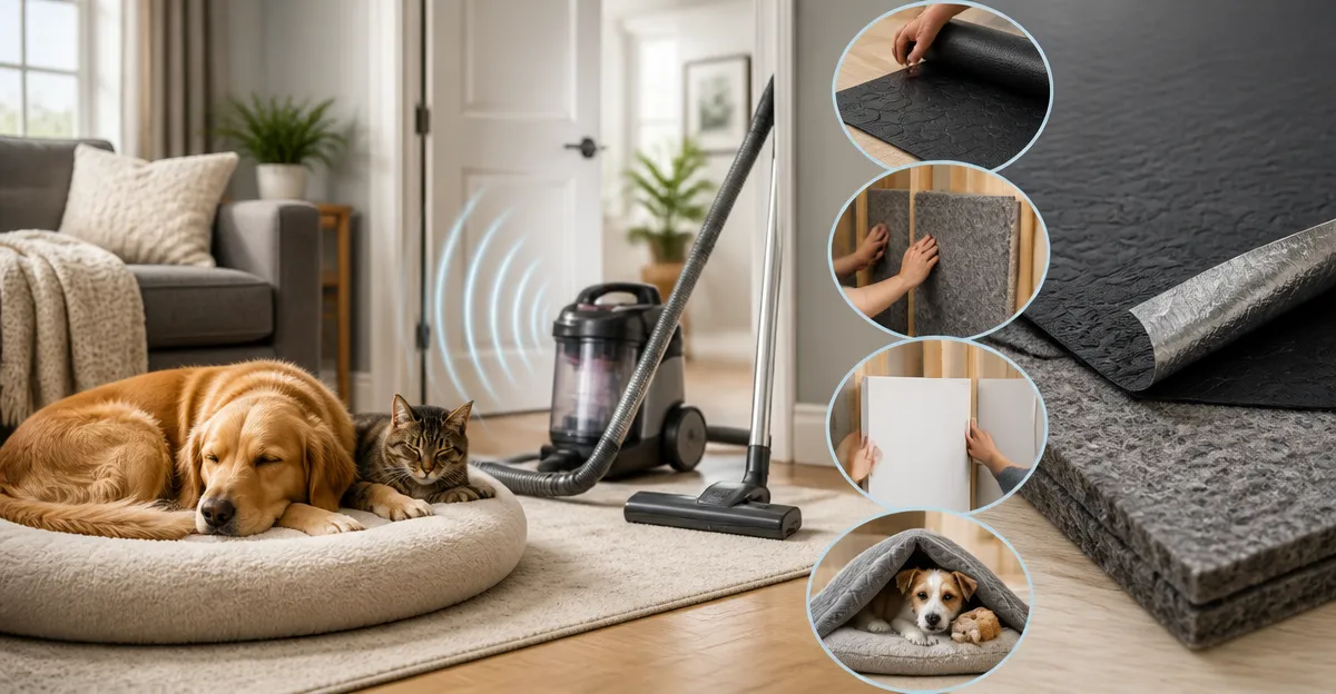 How to Soundproof Your Home to Reduce Vacuum Anxiety in Pets