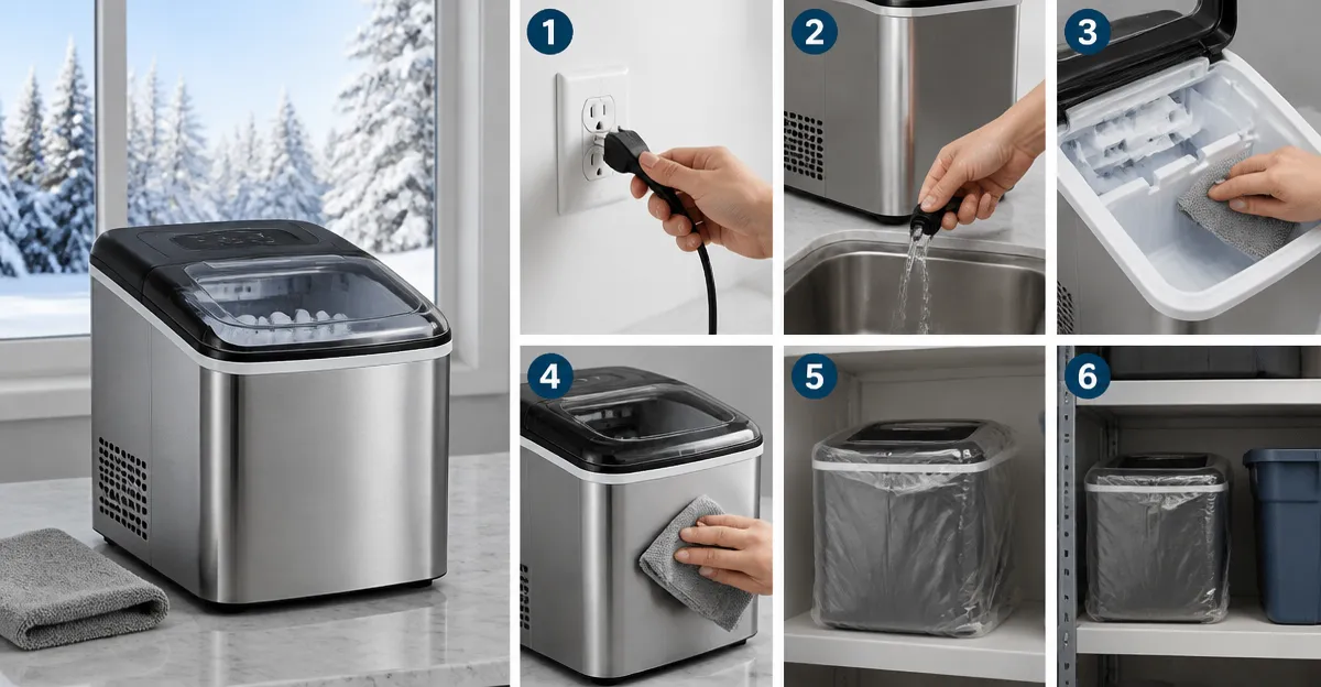 How to Winterize and Store Your Countertop Ice Maker