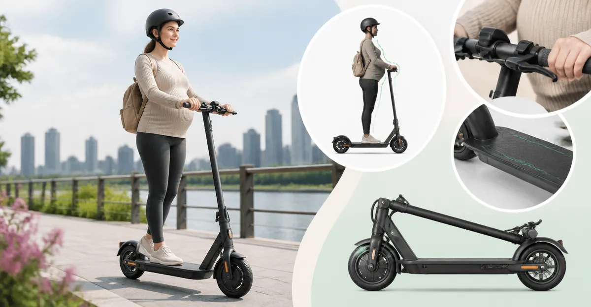 Folding E‑Scooter Ergonomics for Pregnant Riders: Safety & Comfort