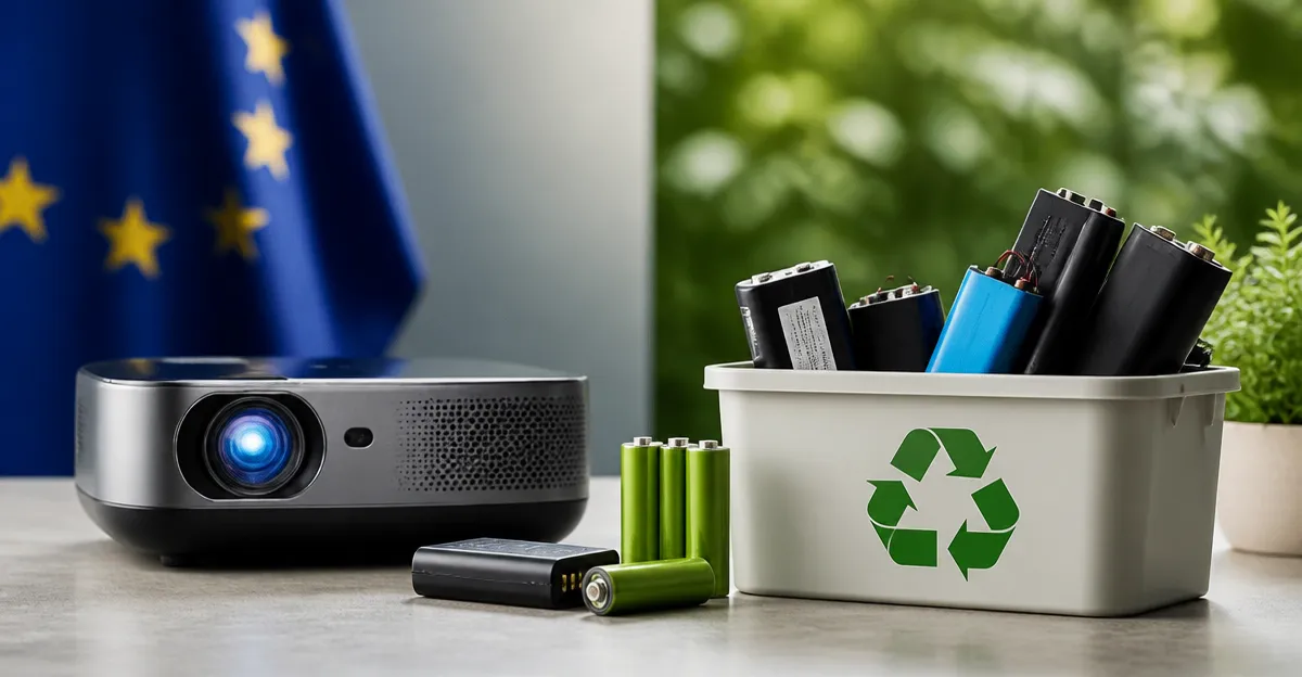 EU Portable Projector Battery Disposal: Rules & Recycling