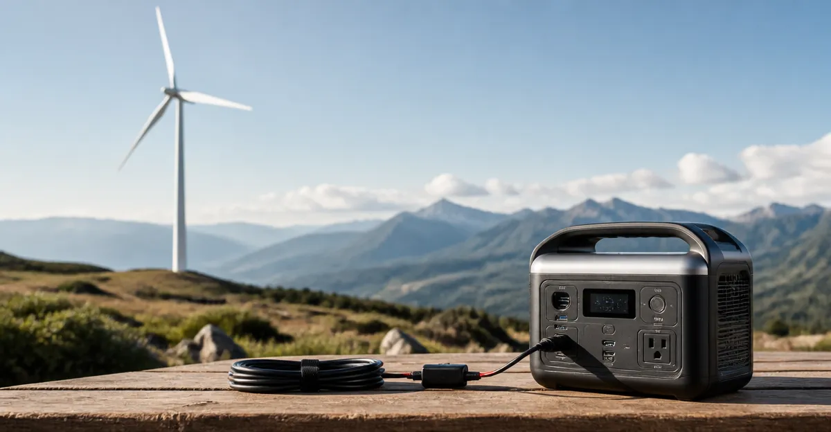 How to Connect a Wind Turbine to a Portable Power Station
