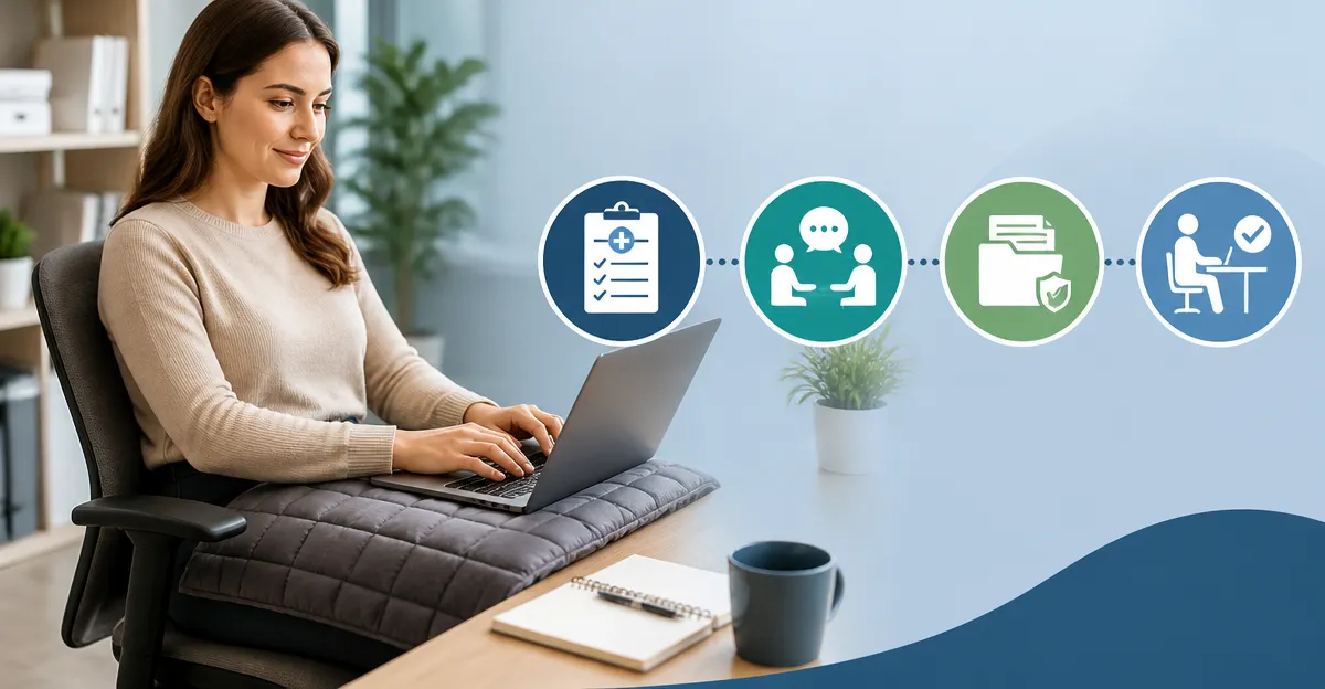 Negotiate a Weighted Lap Pad as a Workplace Accommodation