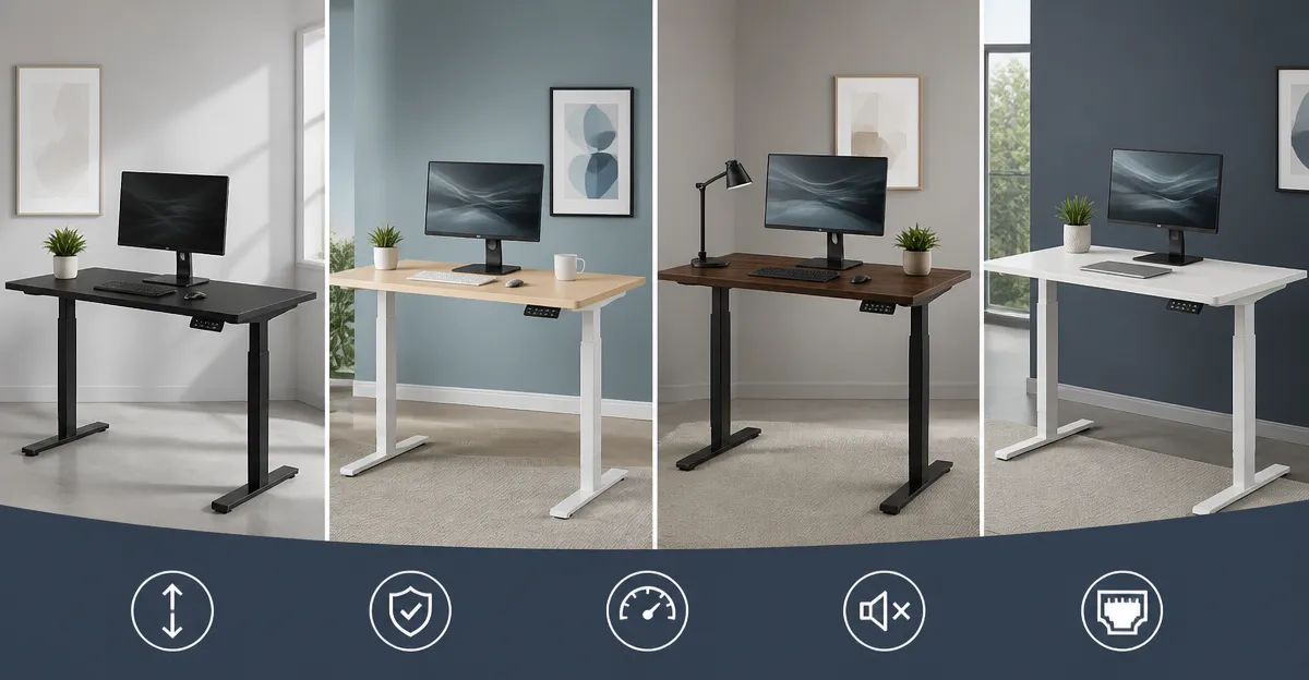 Comparing Top Amazon Sit‑Stand Desks: VIVO, DeskShow, Vari, and Veken