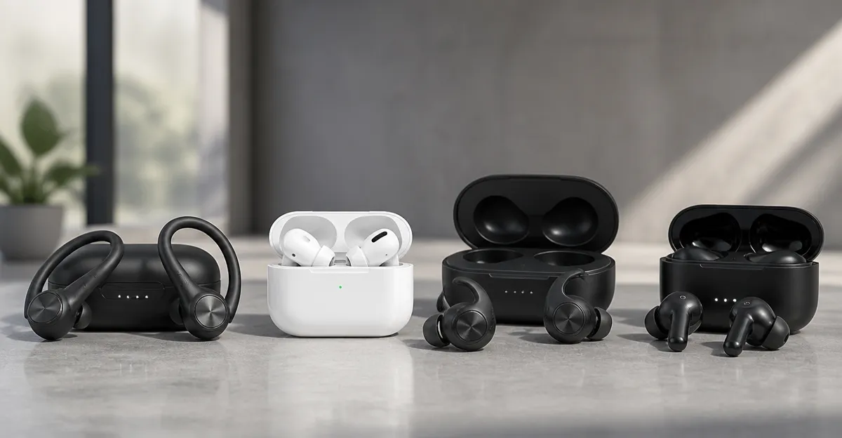 GNMN ANC Sport Earbuds vs AOLBSPD Air Buds Pro vs LEEMC Sport vs ZZU ENC – In‑Depth Comparison