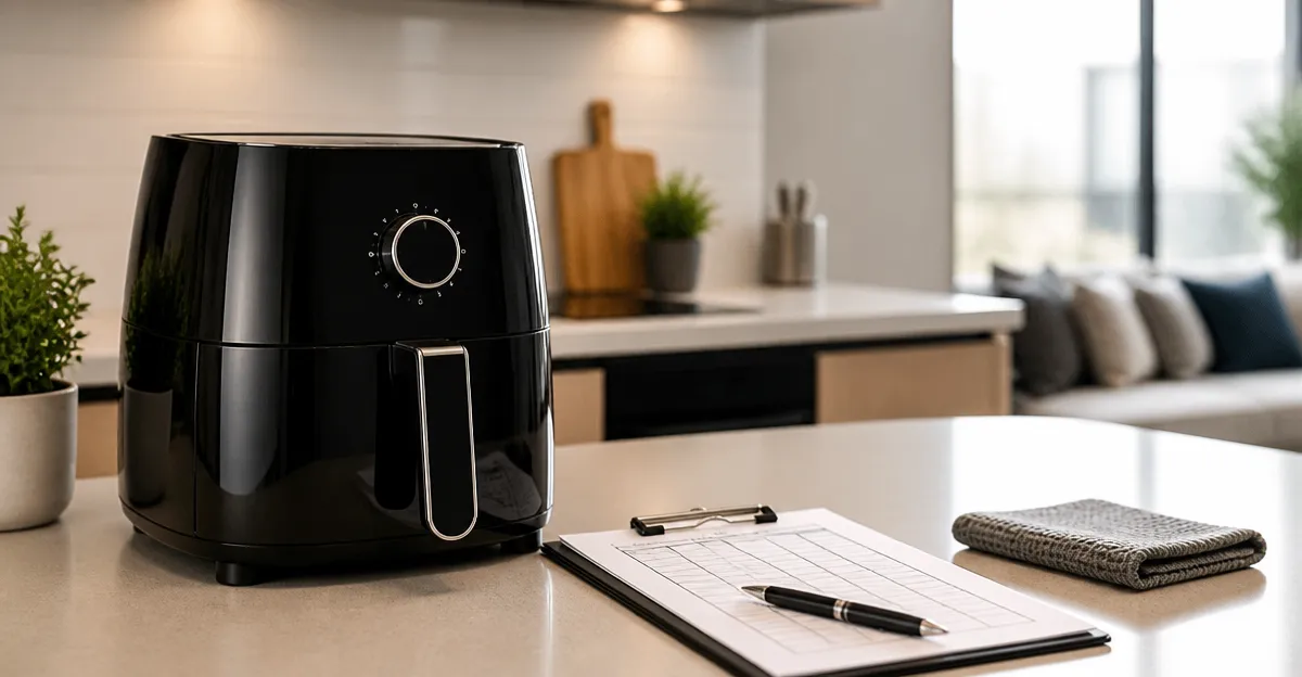 Air Fryer Maintenance Log Template for Airbnb Hosts