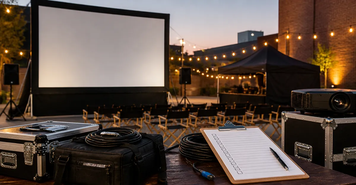 24‑Hour Pop‑Up Cinema Setup: Complete Checklist