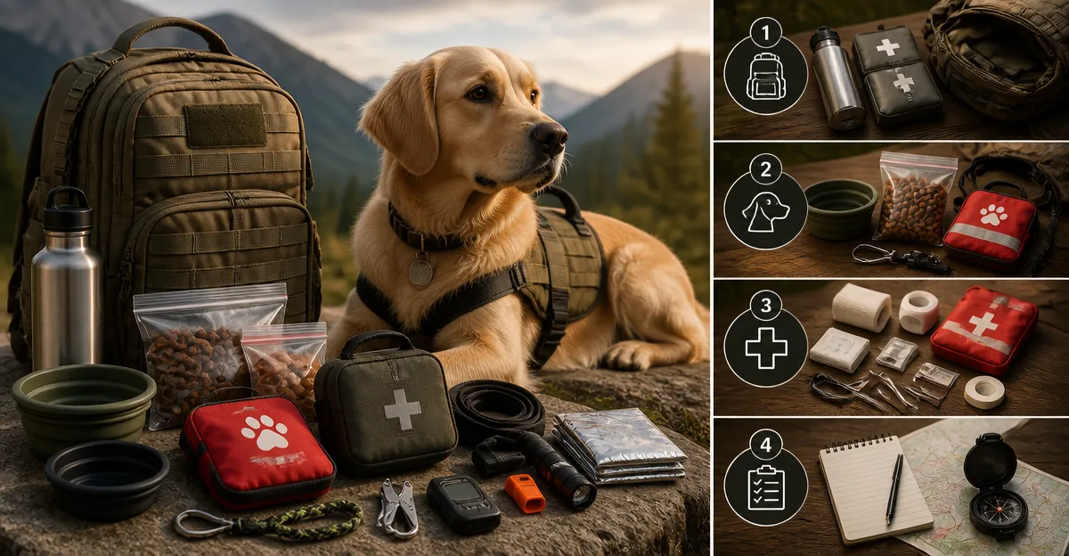 Ultimate Bug-Out Bag Guide for Handlers & Service Dogs