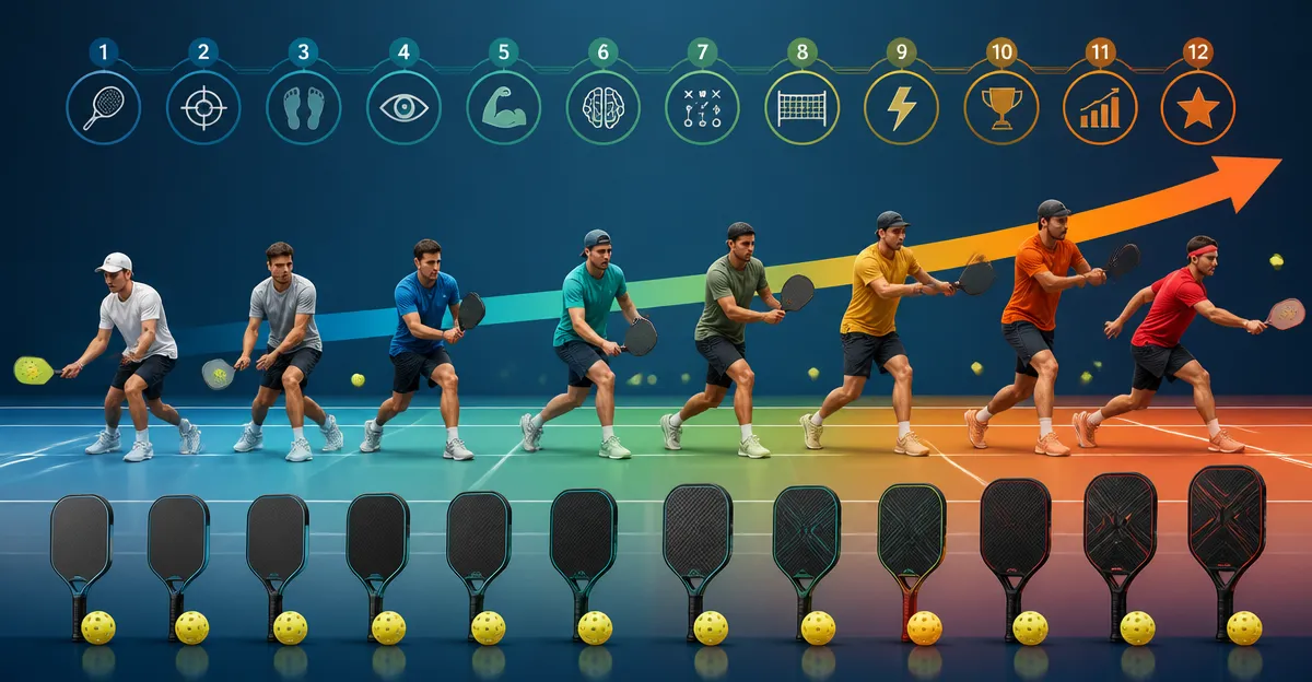 12-Month Pickleball Paddle Progression: Beginner to Advanced